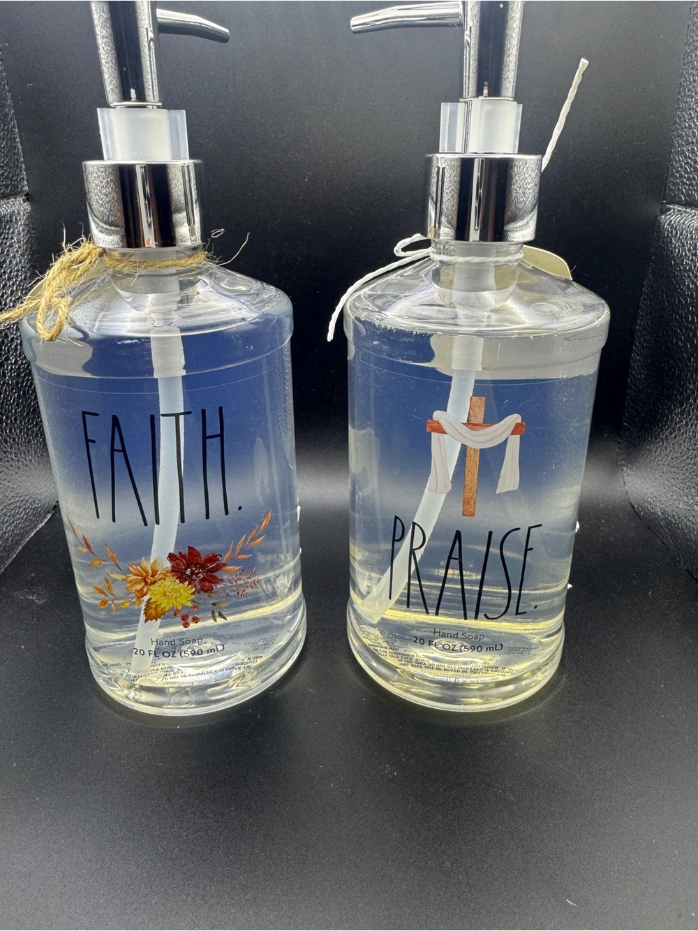 Rae Dunn Liquid Hand Soap - Choose Faith or Praise